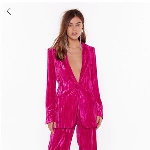 Nasty Gal Matching velvet set